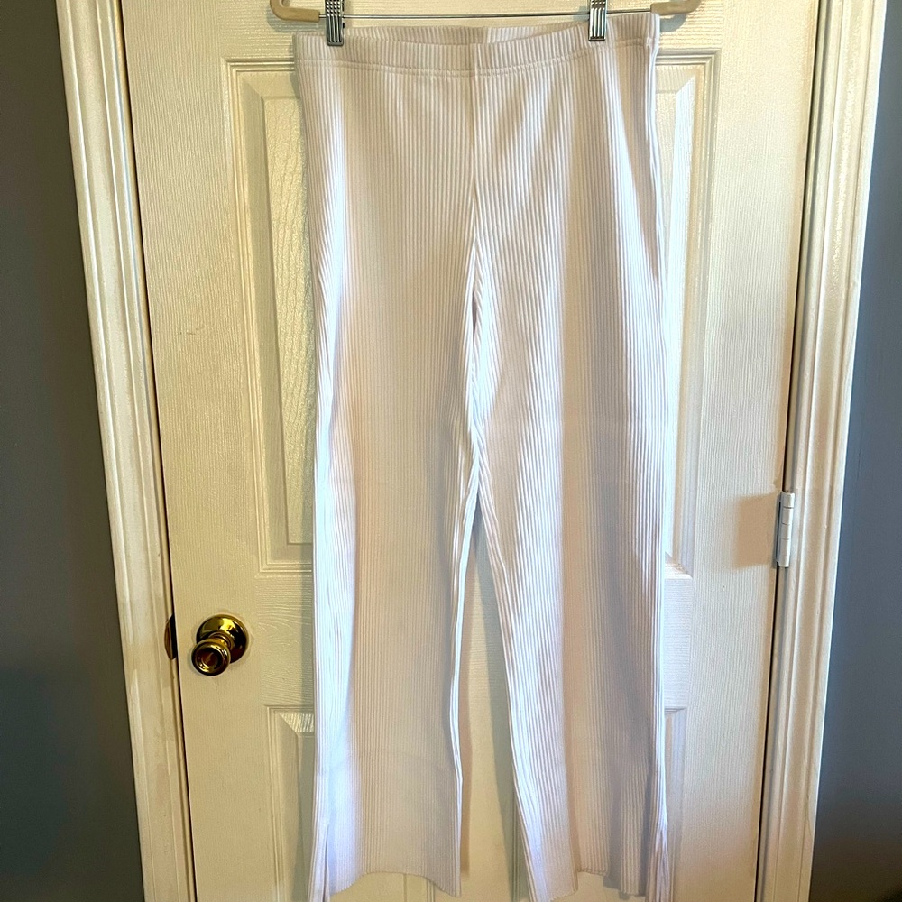 Matching set with slits on each side of top and bottom. Med pants and small top.